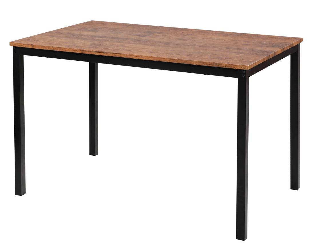 Table à manger 4 personnes Nordlys en métal et bois marron L120 NEWPORT