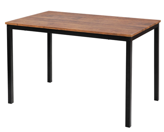 Table à manger 4 personnes Nordlys en métal et bois marron L120 NEWPORT