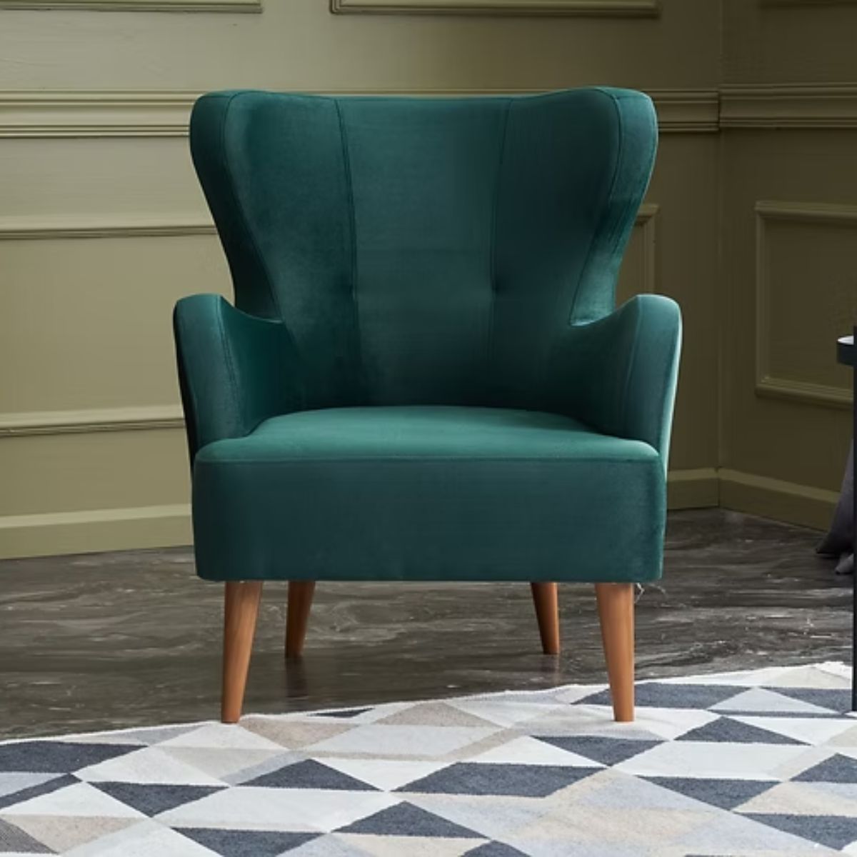 Fauteuil KARINA - Vert Pétrole