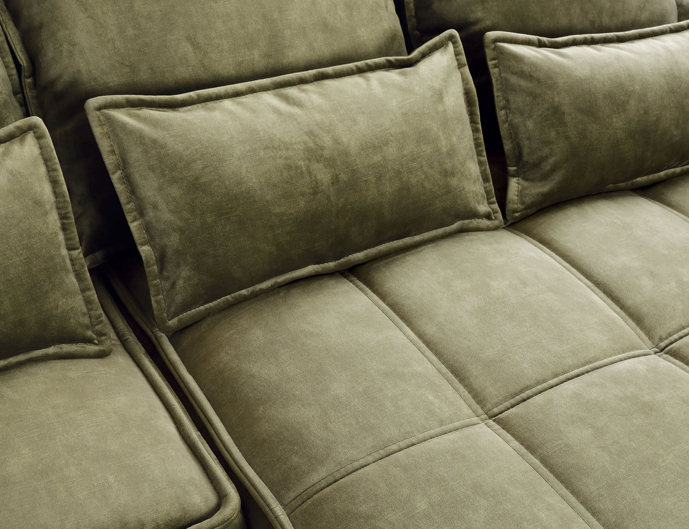 Canapé d'angle droit convertible LES TENDANCES - KAMPUS