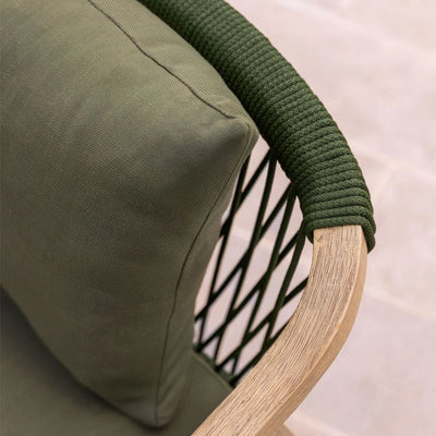 Lot de 2 Chaises SKLUM de Jardin avec Accoudoirs en Bois d'Acacia Dubaï