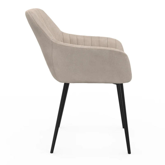 Lot de 2 chaises Ariana beige