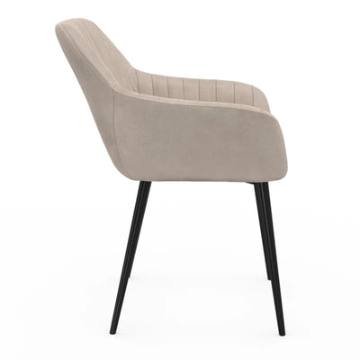 Lot de 2 chaises Ariana beige