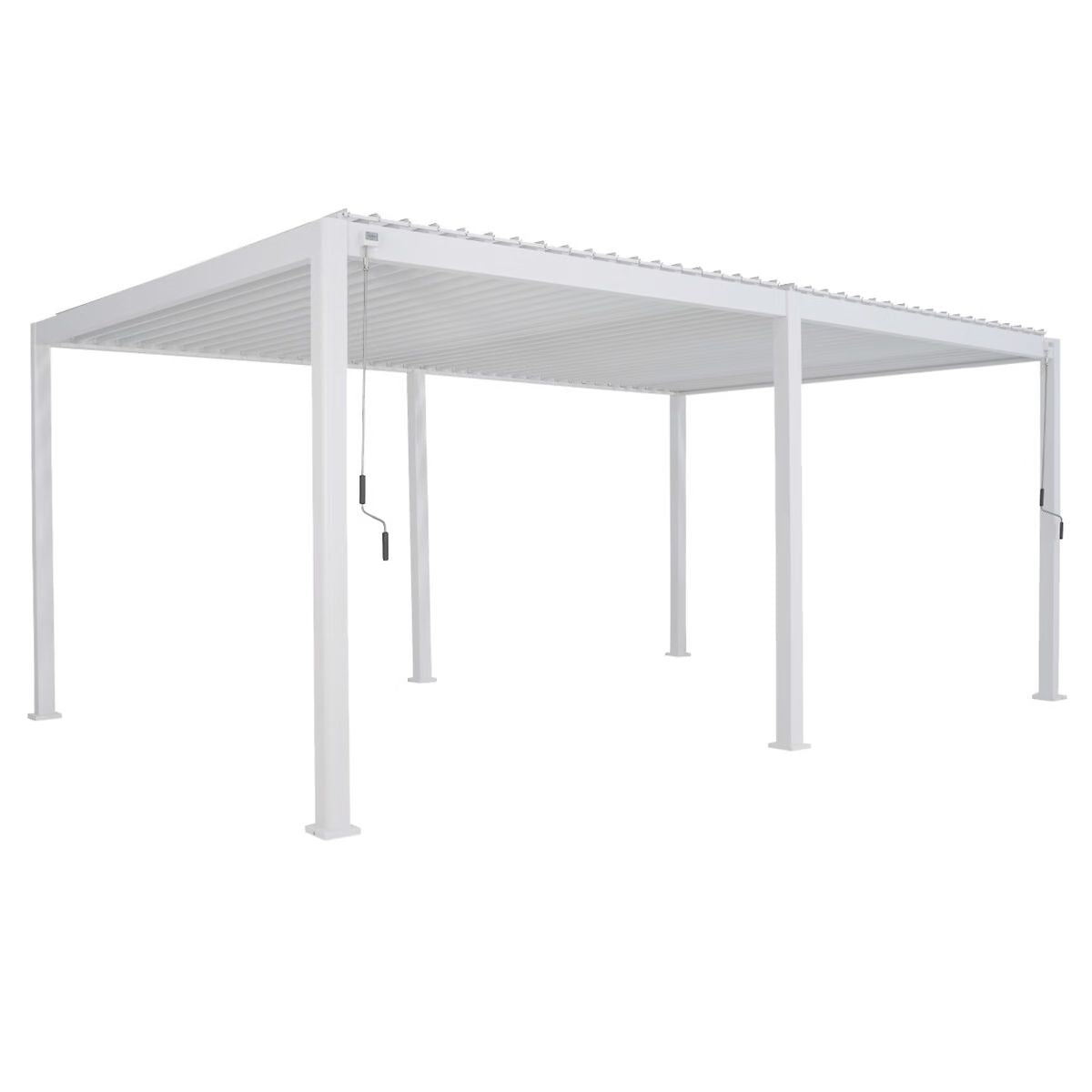 Pergola Hesperide bioclimatique 6x3,6 m EVORA Blanc
