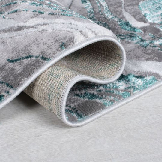 Tapis style marbre Emeraude