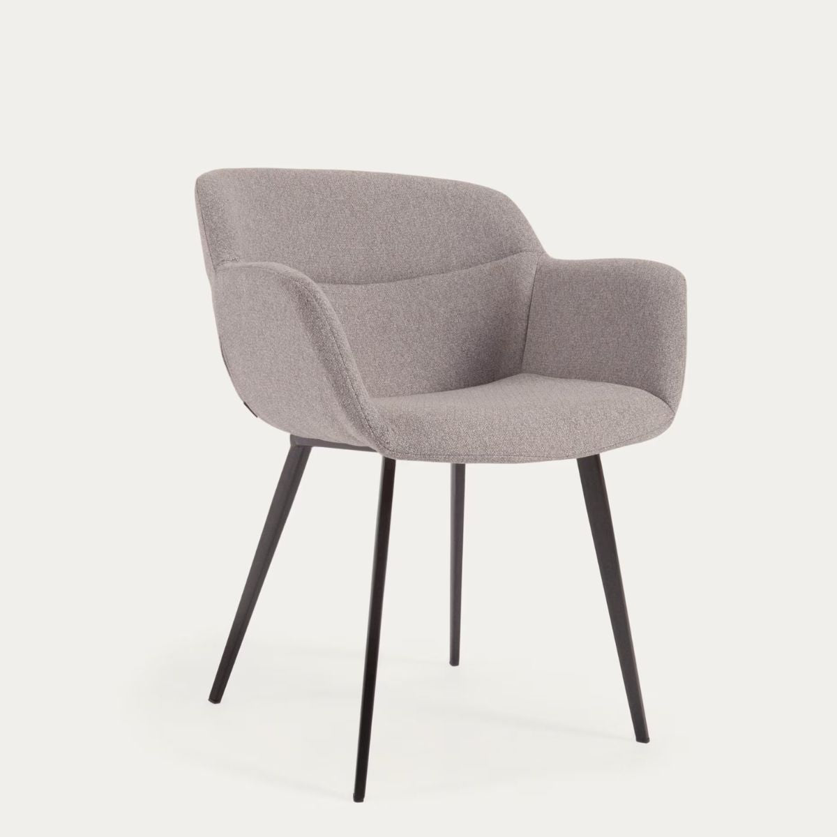 Lot de 2 chaises Nadya gris clair KAVE HOME