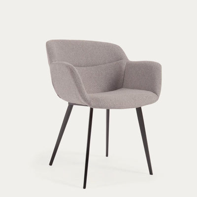 Lot de 2 chaises Nadya gris clair KAVE HOME