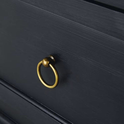 Commode 3 tiroirs noire Maisons du Monde