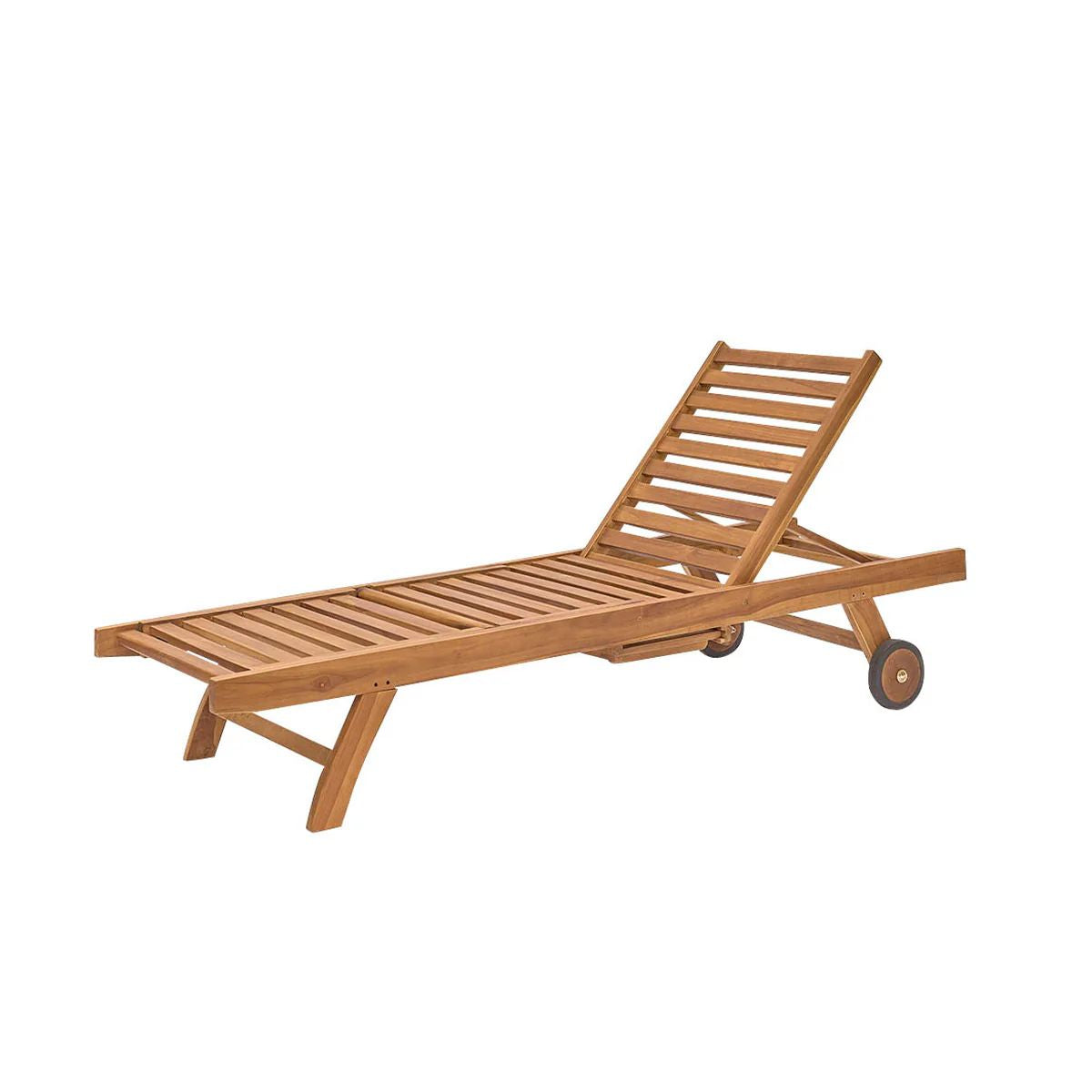 Bain de soleil en teck huilé massif-Berah Getah