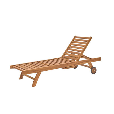 Bain de soleil en teck huilé massif-Berah Getah