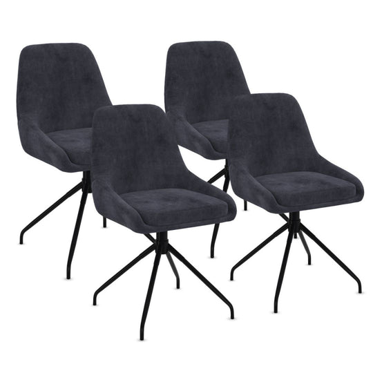 Lot de 2 chaises pivotantes Olivia