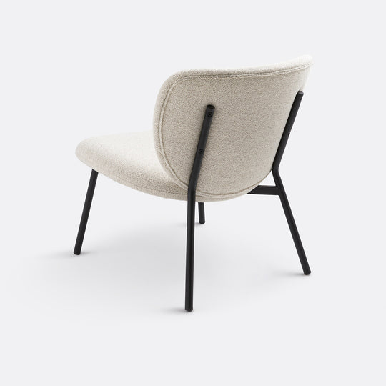 Fauteuil La Redoute Interieurs lounge bouclette écru Belvini
