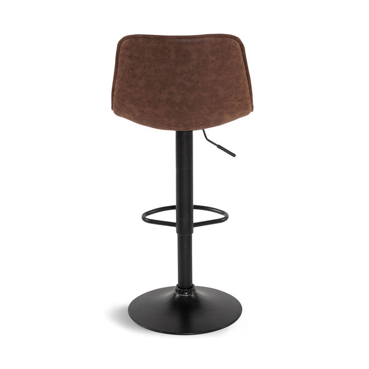 Lot de 4 tabourets Brooklyn marron