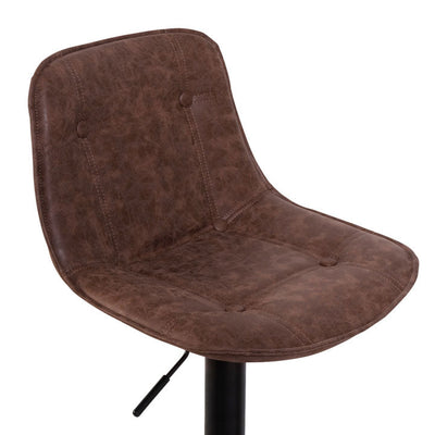 Lot de 4 tabourets Brooklyn marron