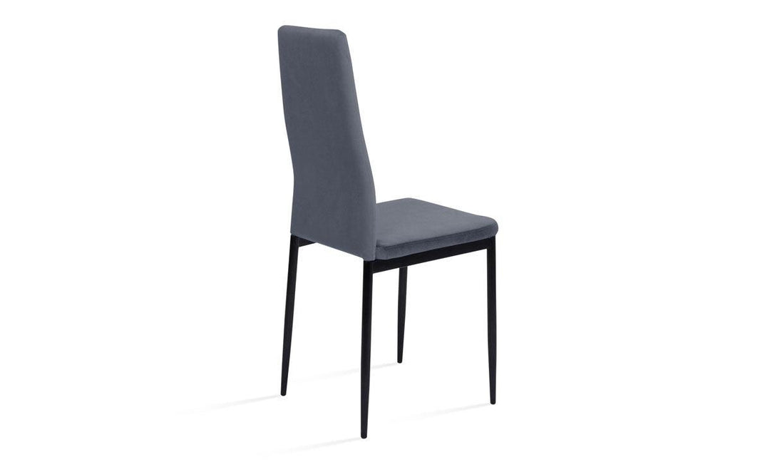Lot de 6 chaises Jade Gris clair
