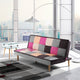 Canapé-lit en tissu multicolore SMART-B
