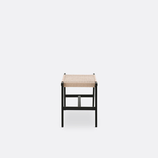 Tabouret La Redoute Interieurs chêne noir tressage Hokito