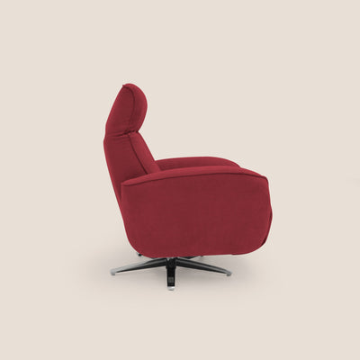 Fauteuil Relax électrique EVA en tissu imperméable rouge Divani Store