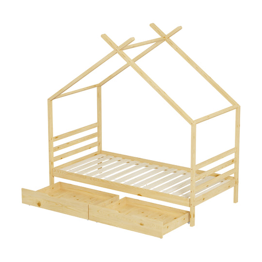 Lit cabane avec tiroir BAMBINO