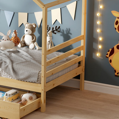 Lit cabane avec tiroir BAMBINO