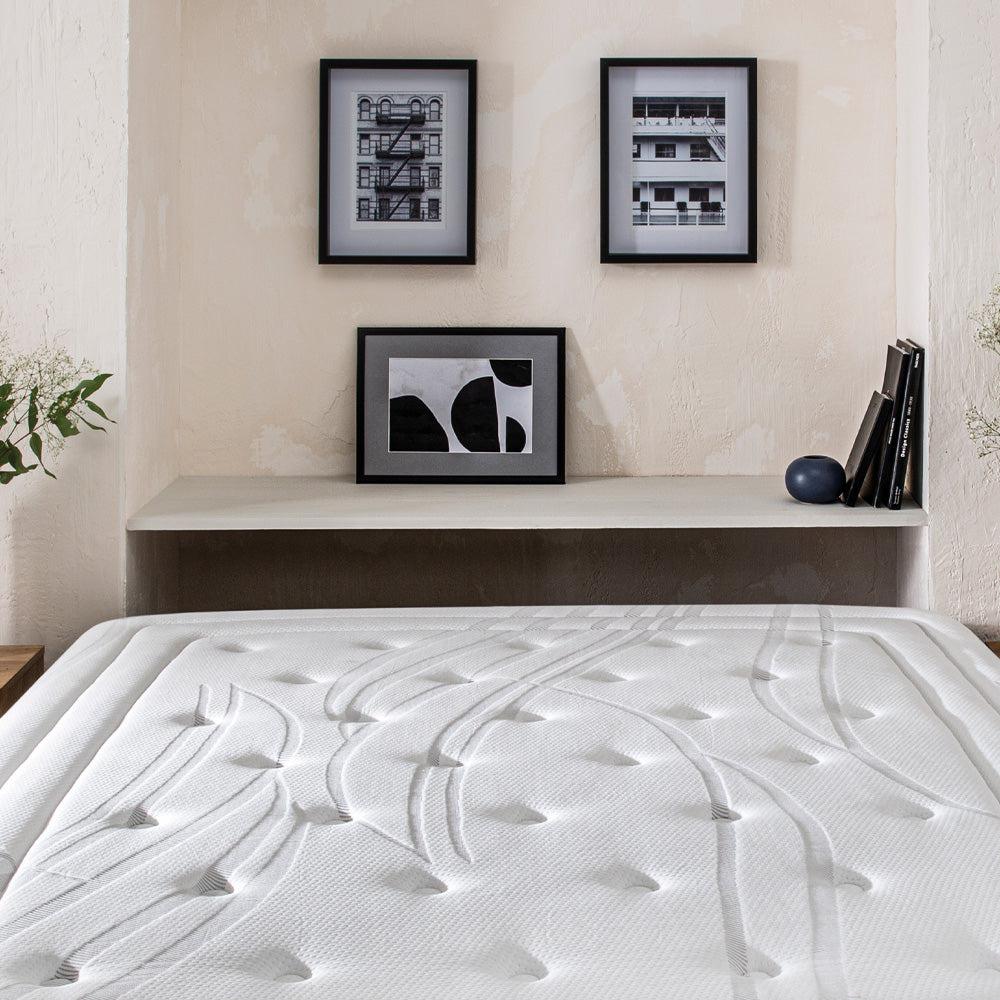 Matelas Bellecour privilege à ressorts et mémoire de forme