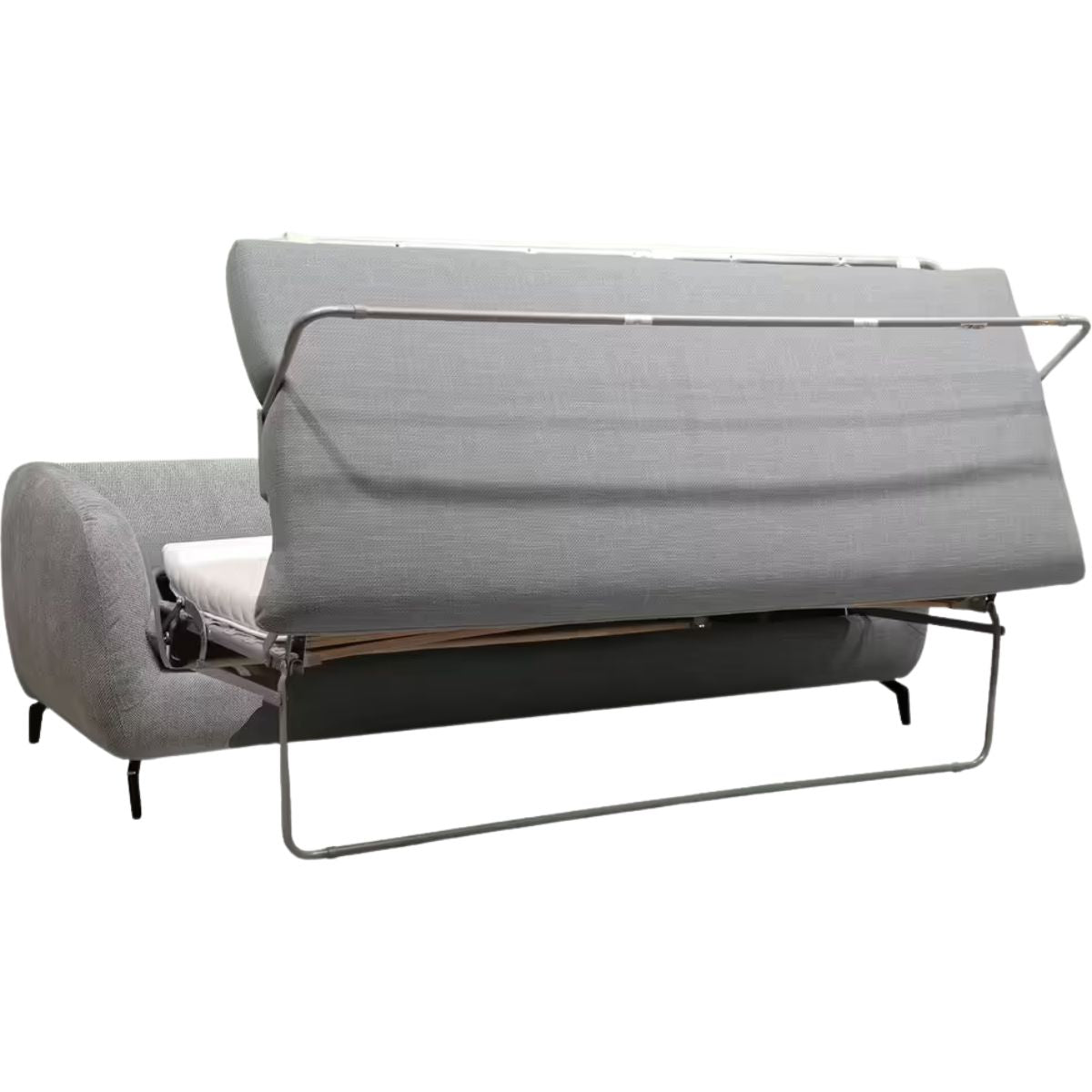 ALINEA Canapé 4 places COLINE convertible en tissu gris