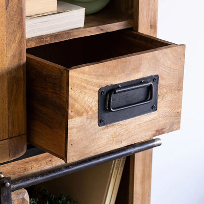 Armoire SKLUM à 2 portes coulissantes en bois de manguier Uain