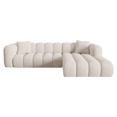 Canapé CHRISTIAN LACROIX d'angle droit 4 places Clotilde Beige