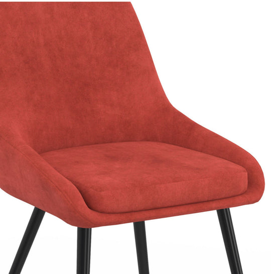 Lot de 2 chaises Olivia terracotta