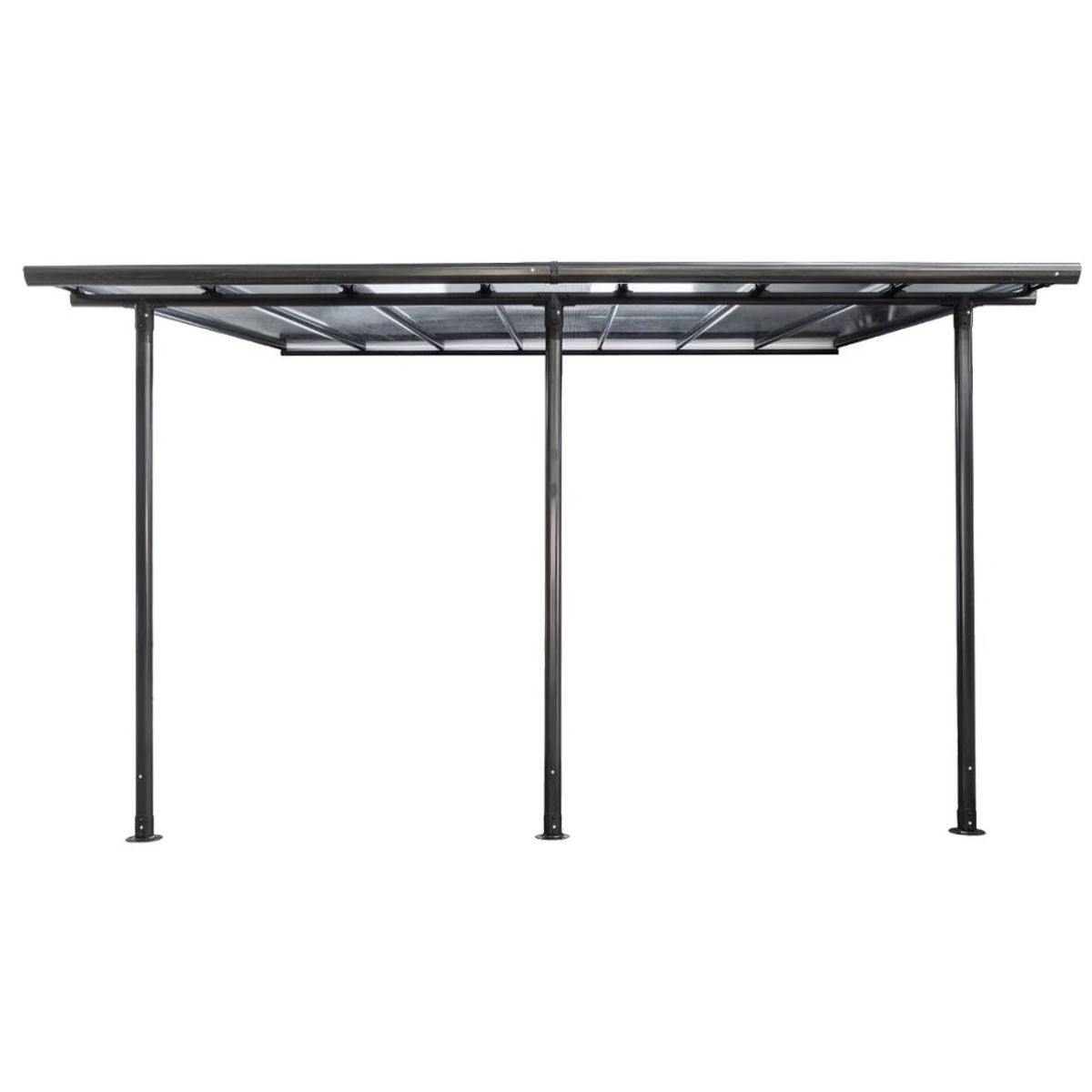 Pergola Hesperide adossée BELIZE Graphite