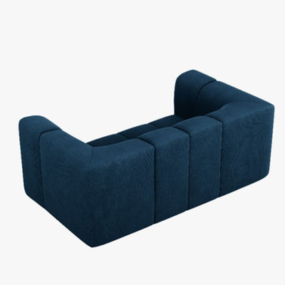 Canapé 2 places SERENA bleu roi- Micadoni