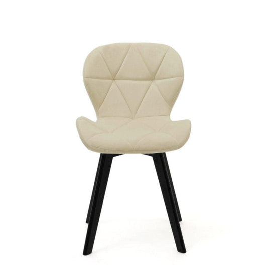 Lot de 4 chaises velours Daisy mix couleurs