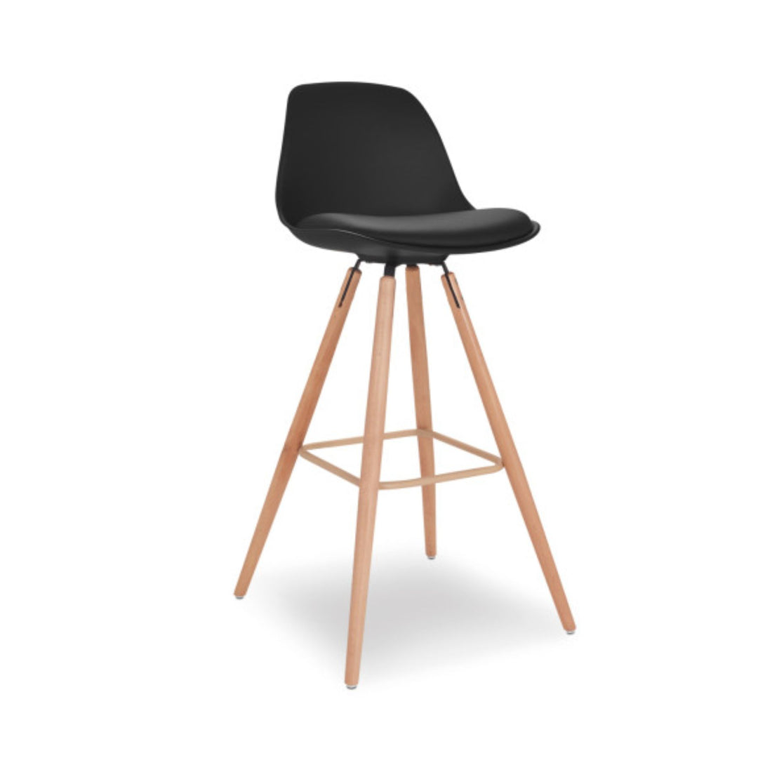 Lot de 2 tabourets Oslo noir