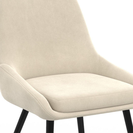 Lot de 4 chaises Olivia creme