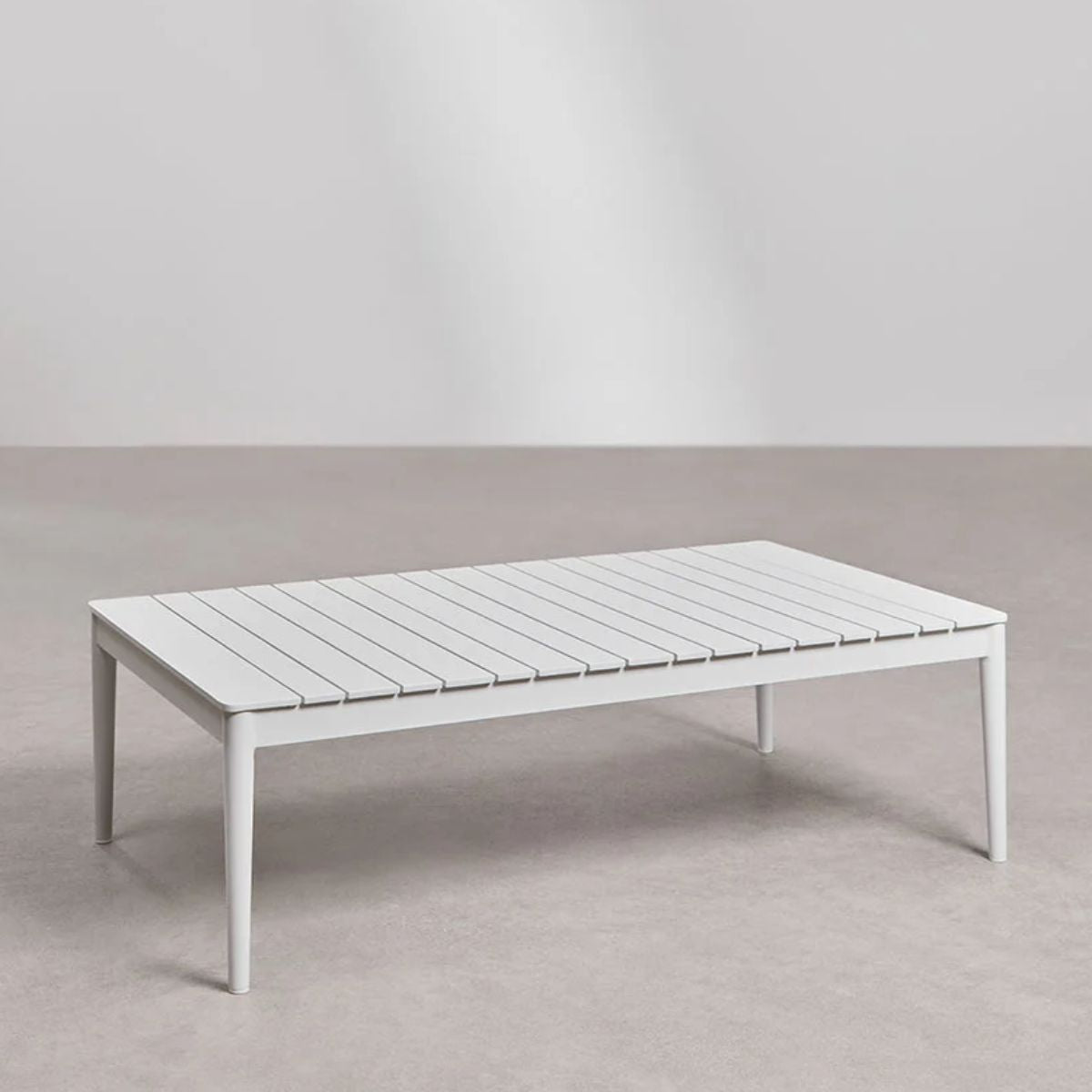 Table basse de jardin SKLUM rectangulaire 120x70 cm en aluminium Sereilen