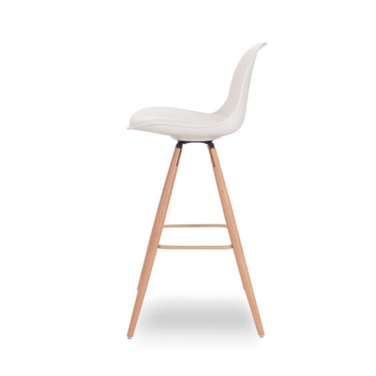 Lot de 4 tabourets Oslo Blanc