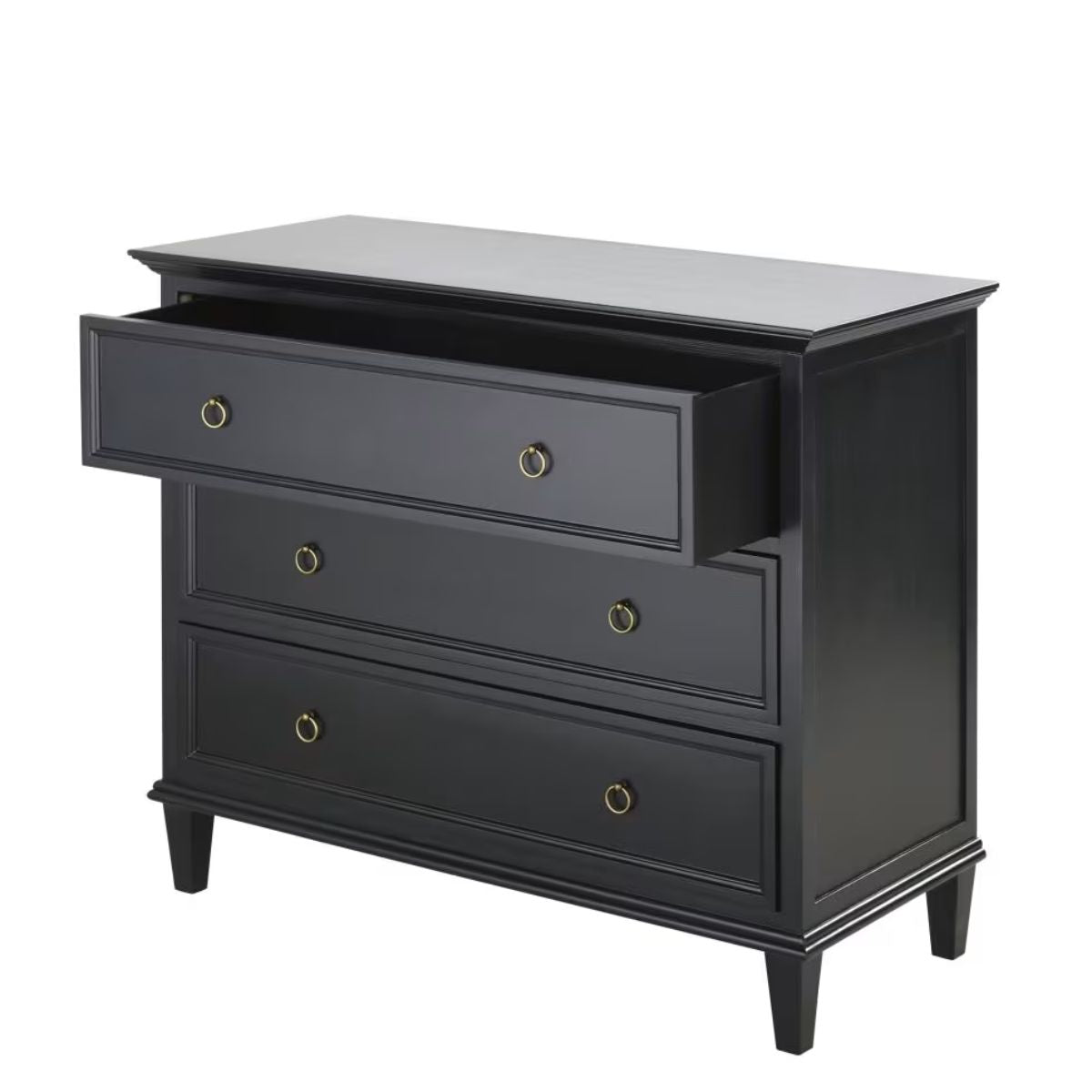 Commode 3 tiroirs noire Maisons du Monde