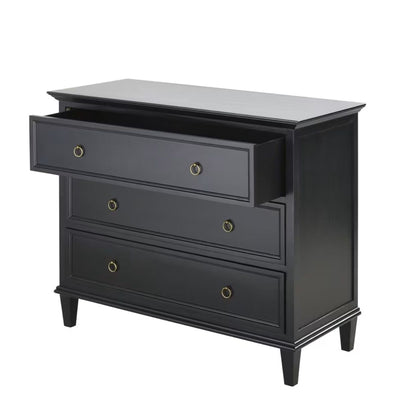Commode 3 tiroirs noire Maisons du Monde