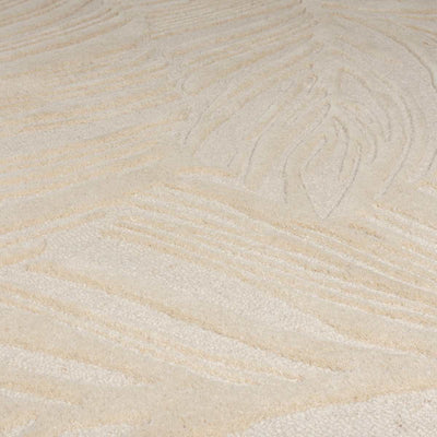 Tapis Lino Beige en laine 160x230cm "Imparfait"