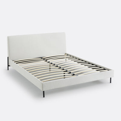 Lit beige avec sommier 160x200cm, Tella La Redoute Interieurs