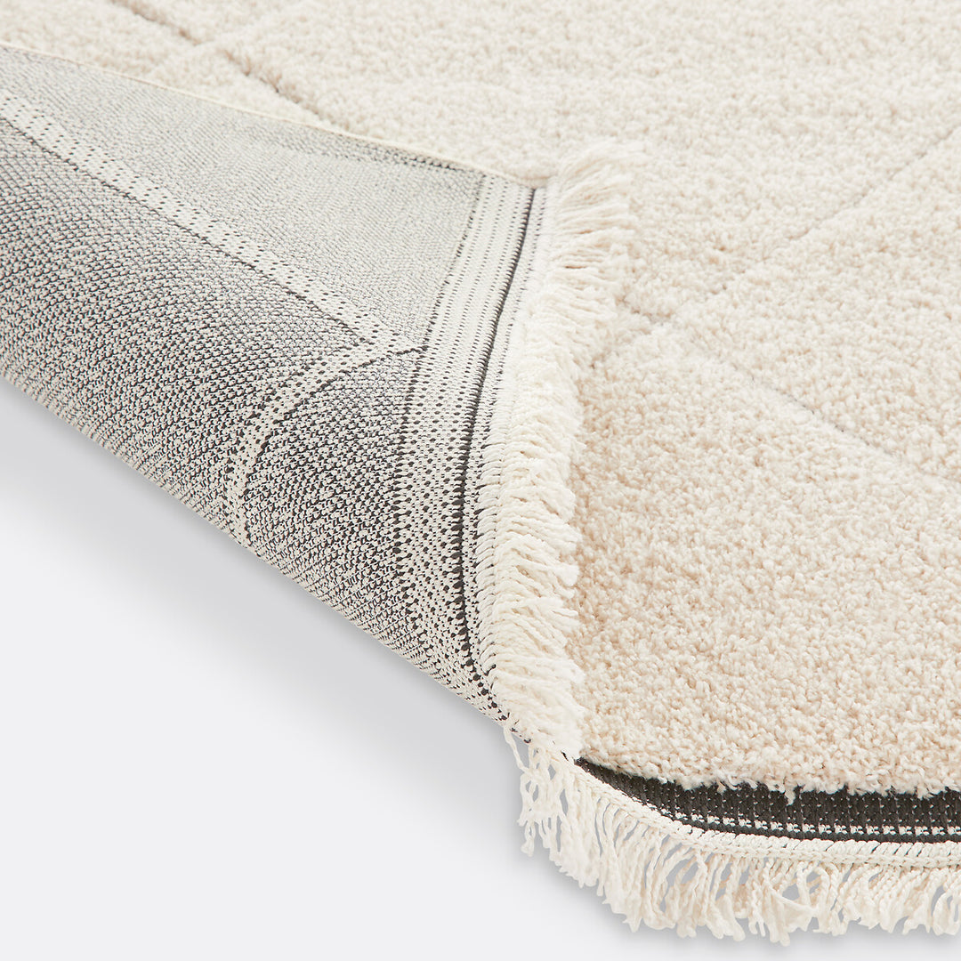 Tapis style berbère TONIA écru/noir LA REDOUTE INTERIEURS 135x190cm