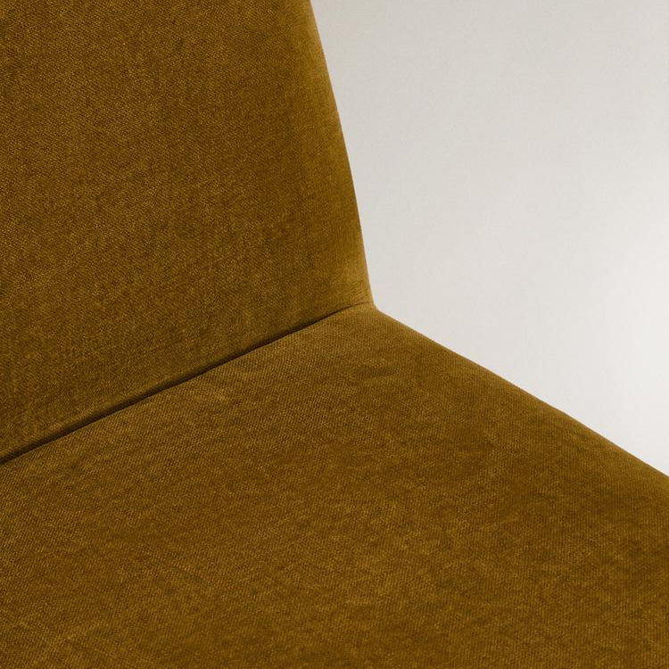 Fauteuil ZARA HOME pivotant velours Vert olive