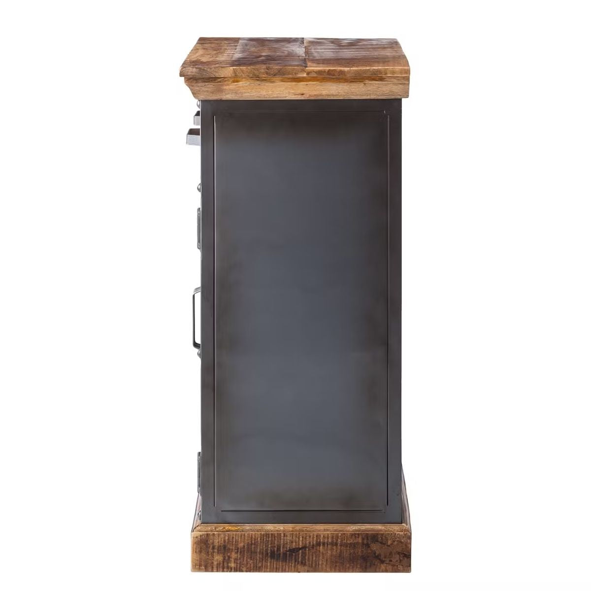 Buffet en metal et bois de manguier