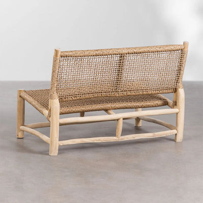 Canapé de jardin SKLUM 2 places en bois de teck Bientina