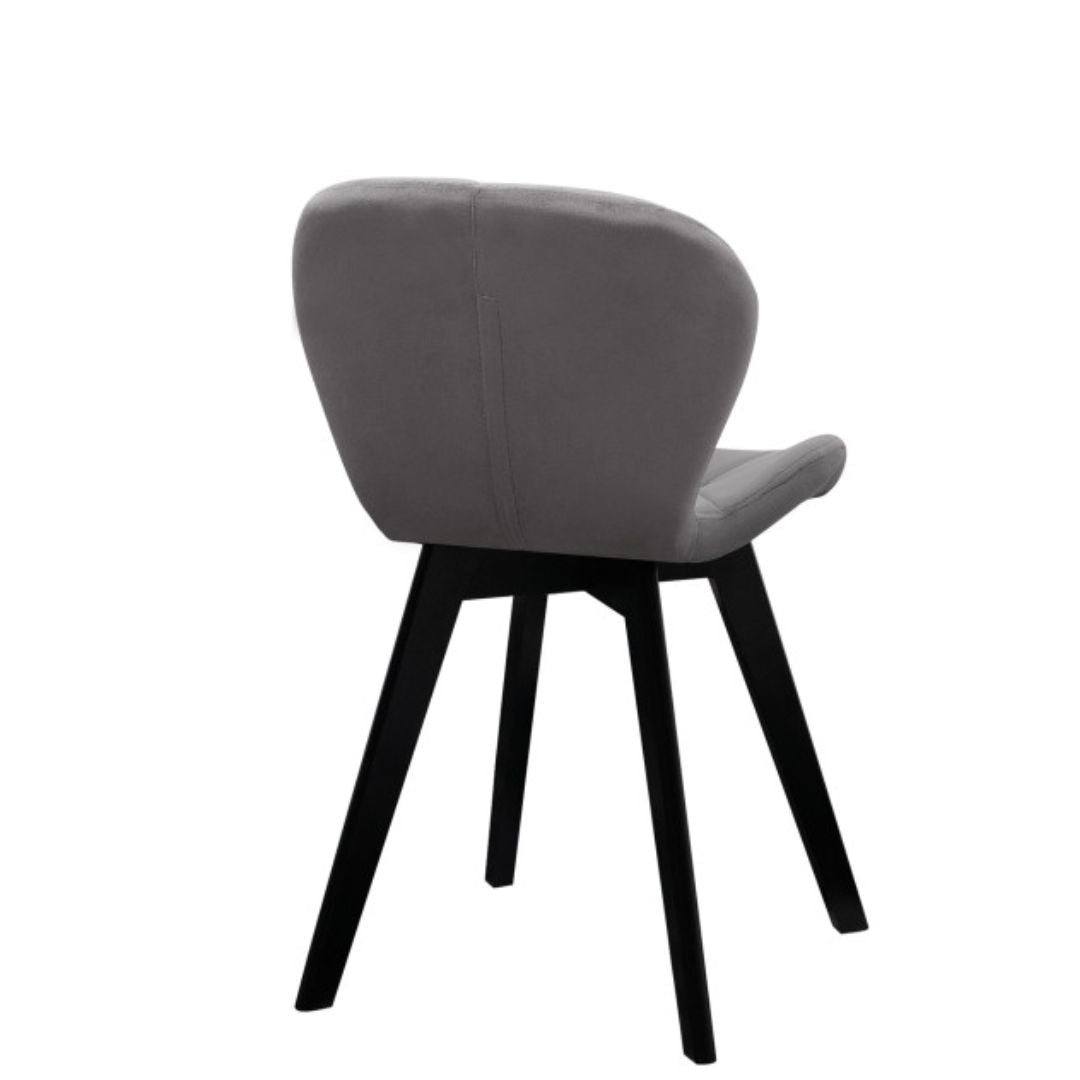 Lot de 4 chaises velours Daisy mix couleurs