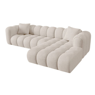 Canapé CHRISTIAN LACROIX d'angle droit 4 places Clotilde Beige