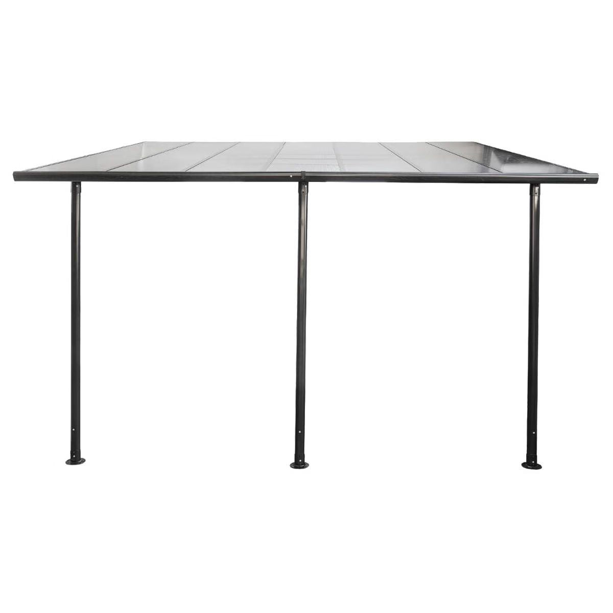 Pergola Hesperide adossée BELIZE Graphite
