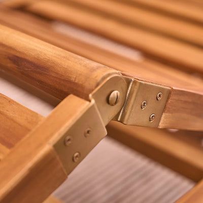 Bain de soleil en teck huilé massif-Berah Getah