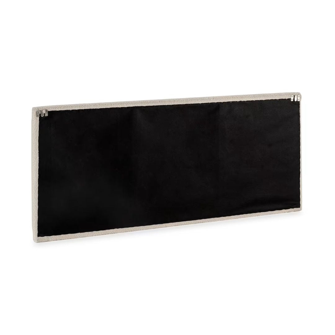 Tête De Lit Niebla 160x60 Cm Imitation Tissu Mouton Beige