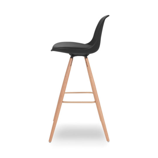 Lot de 2 tabourets Oslo noir